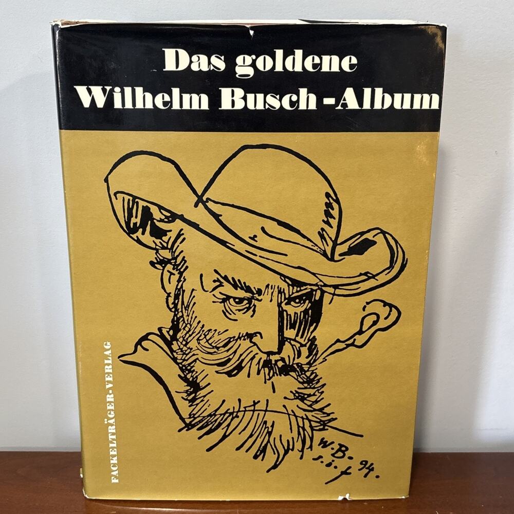 Das Goldene Wilhelm Busch Album Germany 13th Edition 1975 Comic Art Book HC